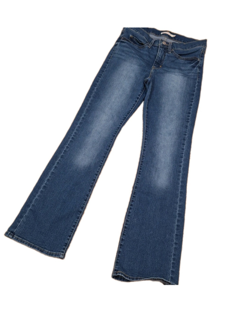 Levi's 315 Shaping Bootcut Jeans Womens 27 Blue Denim Stretch Cowgirl Rodeo